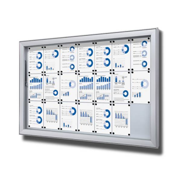 Outdoor Lockable Showcase Extra Deep 21 x A4