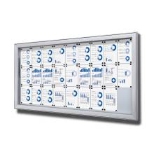 Outdoor Lockable Showcase Extra Deep 27 x A4