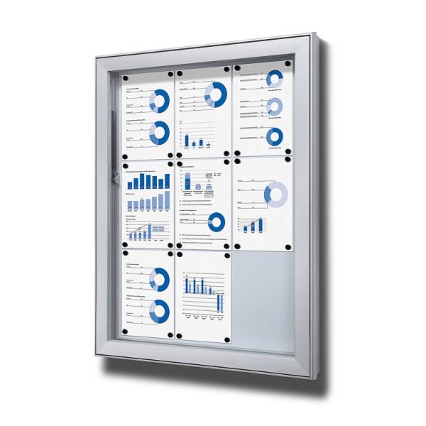 Outdoor Lockable Showcase Extra Deep