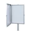 Freestanding Indoor Lockable Noticeboard - 8