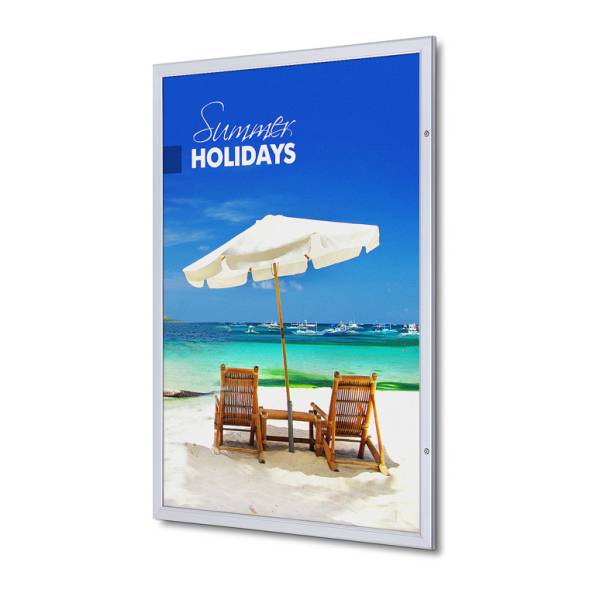 Lockable Poster Case Economy A0
