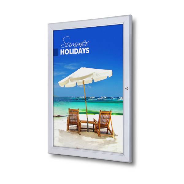 Lockable Poster Case Economy A2