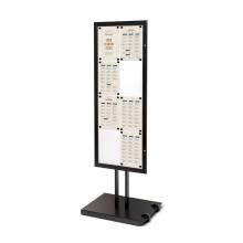 Menu Frame Stand Black 8 x A4 Single-Sided