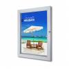 Lockable Poster Case With Metal Backwall And Writable Surface - 0