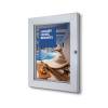 Lockable Poster Case With Galvanised Backwall - 0