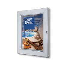 Lockable Poster Case With Galvanised Backwall