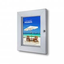 Lockable Poster Case With Metal Backwall And Writable Surface
