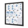 Indoor Lockable Showcase 8 x A4 Anthracite - 4