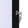 Indoor Lockable Showcase 8 x A4 Anthracite - 36