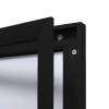 Indoor Lockable Showcase 8 x A4 Anthracite - 39