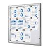 Indoor Lockable Showcase 8 x A4 Anthracite - 5