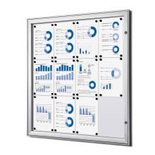 Indoor Lockable Showcase 12 x A4