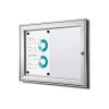 Indoor Lockable Showcase 8 x A4 Anthracite - 1