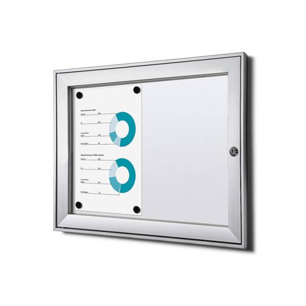 Indoor Lockable Showcase 2 x A4 B1 Fire Rated