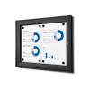Indoor Lockable Showcase 8 x A4 Anthracite - 7