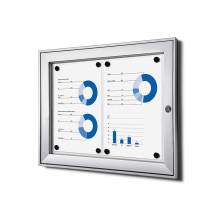 Indoor Lockable Showcase 2 x A4