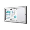Indoor Lockable Showcase 8 x A4 Anthracite - 9