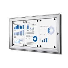 Indoor Lockable Showcase 3 x A4