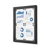 Indoor Lockable Showcase 8 x A4 Anthracite - 15