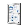 Indoor Lockable Showcase 8 x A4 Anthracite - 16