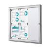 Indoor Lockable Showcase 8 x A4 Anthracite - 17