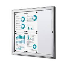 Indoor Lockable Showcase 6 x A4 B1 Fire Rated