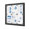 Indoor Lockable Showcase 8 x A4 Anthracite - 18