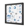 Indoor Lockable Showcase 8 x A4 Anthracite - 19