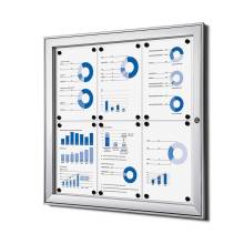 Indoor Lockable Showcase 6 x A4