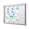 Indoor Lockable Showcase 8 x A4 Anthracite - 21