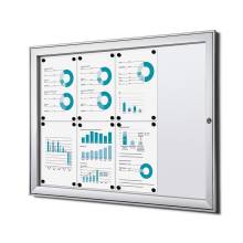 Indoor Lockable Showcase 8 x A4 B1 Fire Rated