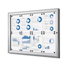 Indoor Lockable Showcase 8 x A4
