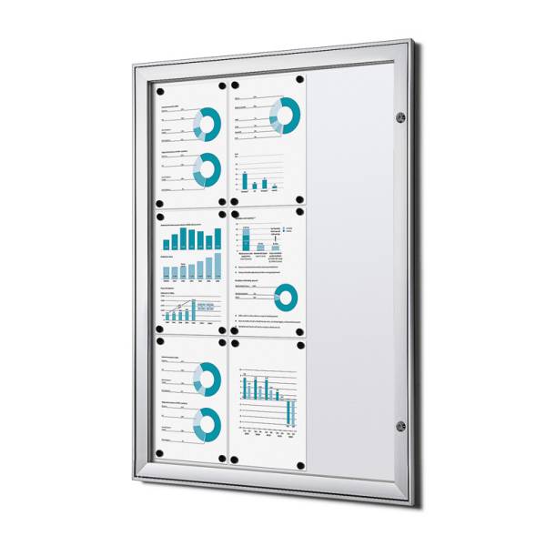 Indoor Lockable Showcase 9 x A4 B1 Fire Rated