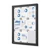 Indoor Lockable Showcase 8 x A4 Anthracite - 27