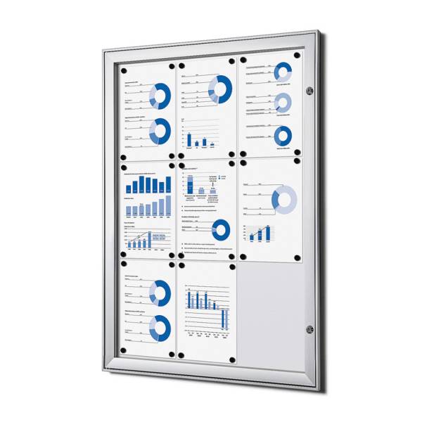 Indoor Lockable Showcase 9 x A4