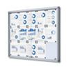 Indoor Lockable Showcase With Sliding Doors 10 x A4 - 4