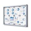 Indoor Lockable Showcase With Sliding Doors 10 x A4 - 8