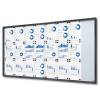Indoor Lockable Showcase With Sliding Doors Slim 18 x A4 Anthracite - 11