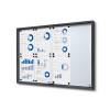 Indoor Lockable Showcase With Sliding Doors Slim 18 x A4 Anthracite - 15