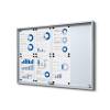 Indoor Lockable Showcase With Sliding Doors Slim 18 x A4 Anthracite - 16