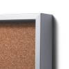 Cork Indoor Lockable Showcase With Sliding Doors Slim - 1
