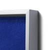 Indoor Lockable Notice Board Felt With Sliding Doors Slim - 2