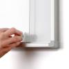 Indoor Lockable Showcase With Sliding Doors Slim With Safety Corners 10 x A4 - 12