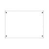 Indoor Lockable Showcase With Sliding Doors Slim With Safety Corners 10 x A4 - 13