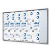 Indoor Lockable Showcase With Sliding Doors Slim With Safety Corners 10 x A4 - 6