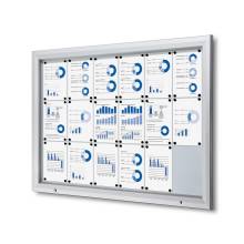 Outdoor Lockable Showcase With Gas Spring 18 x A4