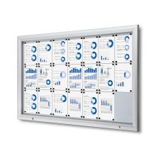 Outdoor Lockable Showcase With Gas Spring 21 x A4