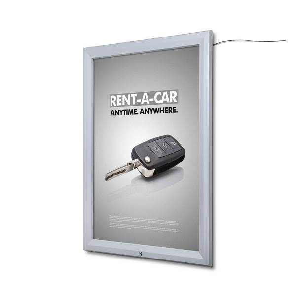 LED Outdoor Poster Case with Gas Spring 70 x 100 cm