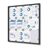 Indoor Lockable Showcase Economy 6 x A4  B1 Fire Rated - 3