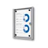Indoor Lockable Showcase Economy 6 x A4  B1 Fire Rated - 7